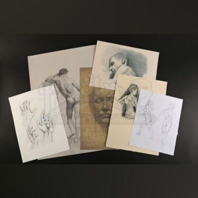 SEASON 2 EPISODE 7: "YAKIMONO"<br>Hannibal Lecter's (Mads Mikkelsen) Nude Man's Shoulder Printed Illustration with Additional Prints