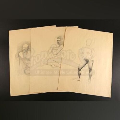 SEASON 2 EPISODE 7: "YAKIMONO"<br>Hannibal Lecter's (Mads Mikkelsen) Nude Woman Original Sketches with Print