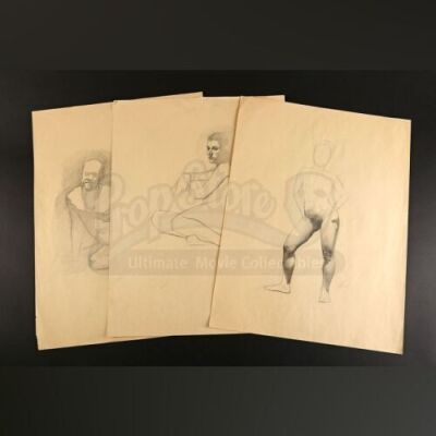 SEASON 2 EPISODE 7: "YAKIMONO"<br>Hannibal Lecter's (Mads Mikkelsen) Nude Woman Original Sketches with Print