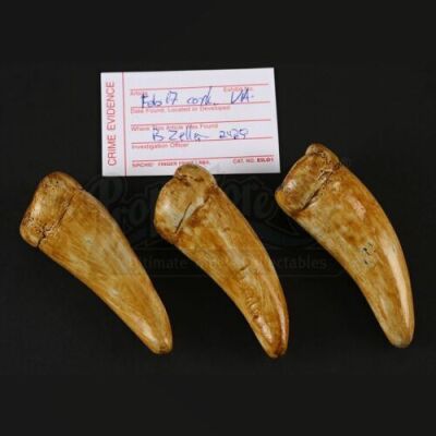 SEASON 2 EPISODE 9: "SHIIZAKANA"<br>Set of Three Canine Teeth