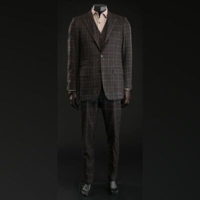 SEASON 2 EPISODE 9: "SHIIZAKANA"<br>Hannibal Lecter's (Mads Mikkelsen) Charcoal Plaid Three-Piece Suit