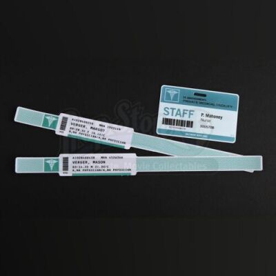 SEASONS 2 AND 3<br>Mason Verger's (Michael Pitt) and Margot Verger's (Katharine Isabelle) Hospital Bands With Hospital ID