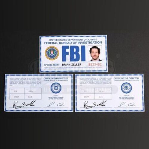 SEASONS 1-3<br>Brian Zeller (Aaron Abrams) FBI ID Prints