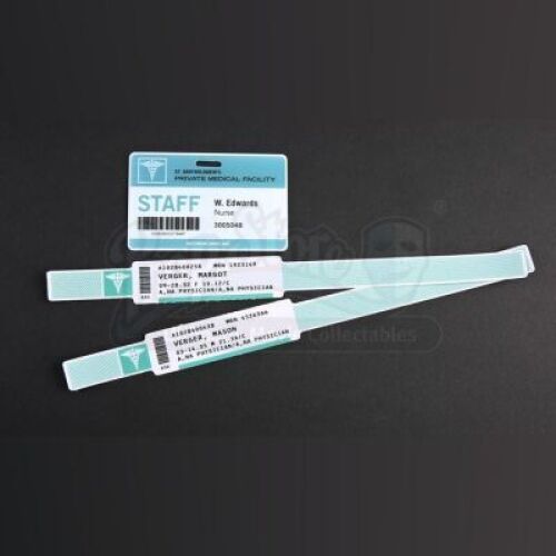 SEASONS 2 AND 3<br>Mason Verger's (Michael Pitt) and Margot Verger's (Katharine Isabelle) Hospital Bands With Hospital ID