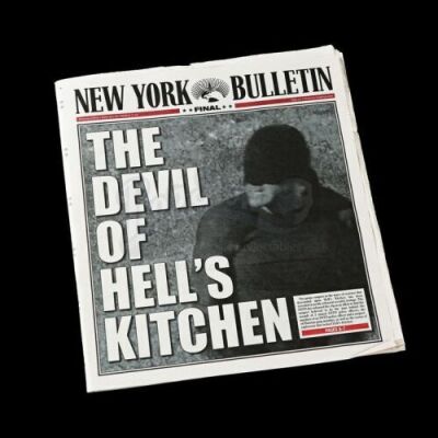 Lot # 54: 'The Devil of Hell's Kitchen' New York Bulletin Newspaper