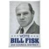 Lot # 57: 'Vote Bill Fisk' Poster
