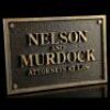 Lot # 59: Nelson and Murdock Attorneys at Law Office Plaque