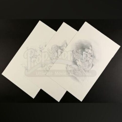 SEASON 2 EPISODE 12: "TOME-WAN"<br>Hannibal Lecter's (Mads Mikkelsen) Three Stage Sketch Print Set