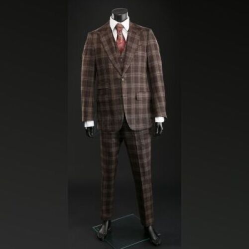 SEASON 2 EPISODE 12: "TOME-WAN"<br>Hannibal Lecter's (Mads Mikkelsen) Charcoal Plaid Three-Piece Suit