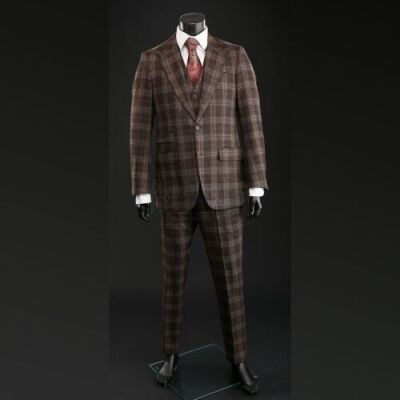 SEASON 2 EPISODE 12: "TOME-WAN"<br>Hannibal Lecter's (Mads Mikkelsen) Charcoal Plaid Three-Piece Suit