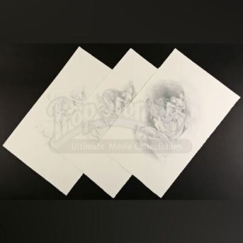 SEASON 2 EPISODE 12: "TOME-WAN"<br>Hannibal Lecter's (Mads Mikkelsen) Three Stage Sketch Print Set