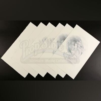 SEASON 2 EPISODE 12: "TOME-WAN"<br>Hannibal Lecter's (Mads Mikkelsen) Three Stage Sketch Print Set