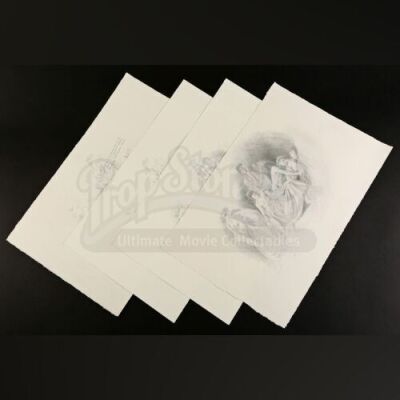 SEASON 2 EPISODE 12: "TOME-WAN"<br>Hannibal Lecter's (Mads Mikkelsen) Three Stage Sketch Print Set