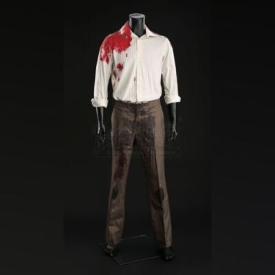 SEASON 2 EPISODE 13: "MIZUMONO"<br>Hannibal Lecter's (Mads Mikkelsen) Bloody Shirt