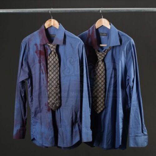 SEASON 2 EPISODE 13: "MIZUMONO"<br>Jack Crawford's (Laurence Fishburne) Bloody Shirts and Ties