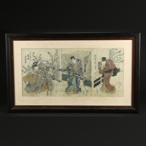 SEASONS 1 AND 2<br>Hannibal Lecter's (Mads Mikkelsen) Large Framed Japanese Artwork