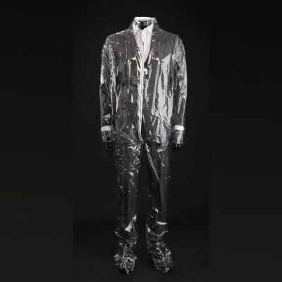 SEASON 2 EPISODE 2: "SAKIZUKE"<br>Hannibal Lecter's (Mads Mikkelsen) Grey Plaid Three-Piece Suit and Kill Suit