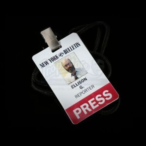 Lot # 248: Mitchell Ellison's New York Bulletin Press Badge