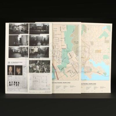 SEASONS 1-3<br>Department of Justice Maps and Notes on Hannibal Lecter (Mads Mikkelsen)