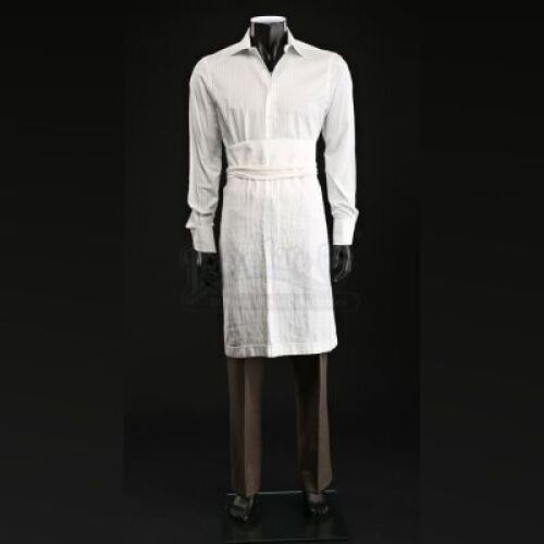 SEASON 3 EPISODE 2: "PRIMAVERA"<br>Hannibal Lecter's (Mads Mikkelsen) Striped Shirt, Slacks, and Apron