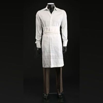 SEASON 3 EPISODE 2: "PRIMAVERA"<br>Hannibal Lecter's (Mads Mikkelsen) Striped Shirt, Slacks, and Apron