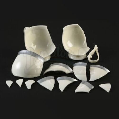 SEASON 3 EPISODE 2: "PRIMAVERA"<br>Pair of Hannibal Lecter's (Mads Mikkelsen) Shattered Teacups