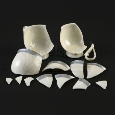 SEASON 3 EPISODE 2: "PRIMAVERA"<br>Pair of Hannibal Lecter's (Mads Mikkelsen) Shattered Teacups