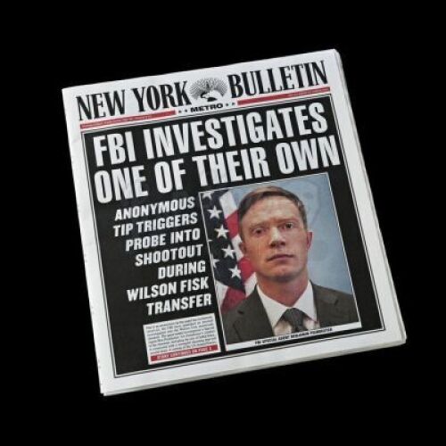 Lot # 341: 'FBI Investigates One of Their Own' New York Bulletin Newspaper
