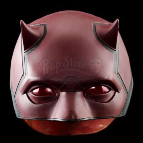 Lot # 345: Matt Murdock's Second Iteration Red Daredevil Cowl