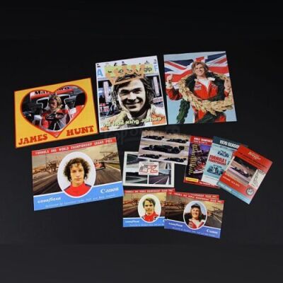 RUSH - Assorted Hunt & Lauda Autograph Postcards and Photos (RP237)