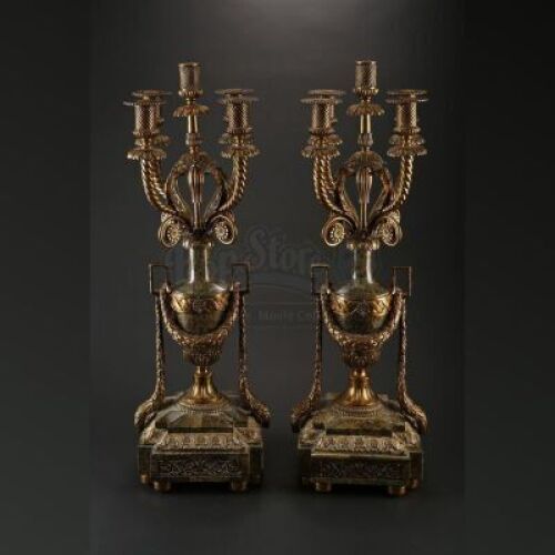 SEASON 3<br>Hannibal Lecter (Mads Mikkelsen) and Mason Verger's (Joe Anderson) Maitland-Smith Urn Candelabras