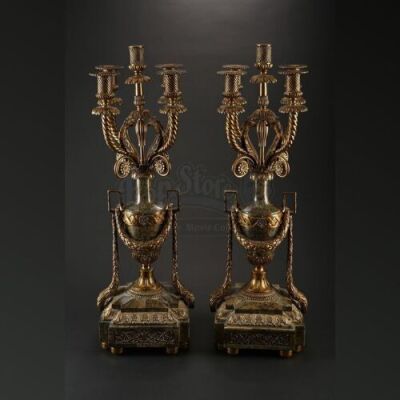 SEASON 3<br>Hannibal Lecter (Mads Mikkelsen) and Mason Verger's (Joe Anderson) Maitland-Smith Urn Candelabras