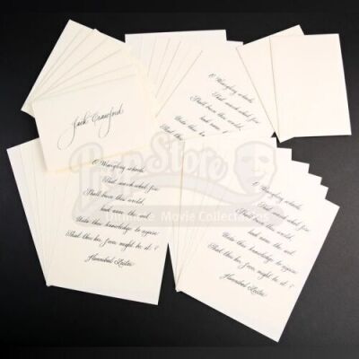 SEASON 3 EPISODE 4: "APERITIVO"<br>Hannibal Lecter's (Mads Mikkelsen) Condolence Letter to Jack Crawford (Laurence Fishburne)