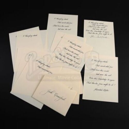 SEASON 3 EPISODE 4: "APERITIVO"<br>Hannibal Lecter's (Mads Mikkelsen) Condolence Letter to Jack Crawford (Laurence Fishburne)