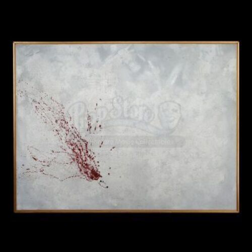 Lot # 446: Wilson Fisk's Bloodied 'Rabbit in a Snowstorm' Painting