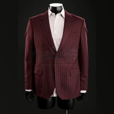SEASON 3 EPISODE 5: "CONTORNO"<br>Hannibal Lecter's (Mads Mikkelsen) Maroon Sport Coat and Shirt