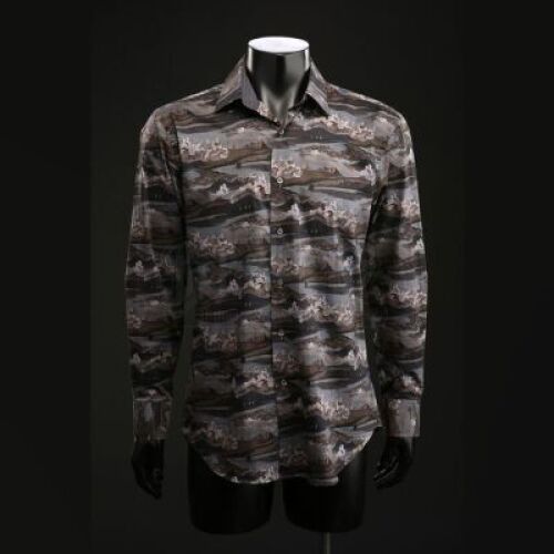 SEASON 3 EPISODE 5: "CONTORNO"<br>Hannibal Lecter's (Mads Mikkelsen) Patterned Shirt