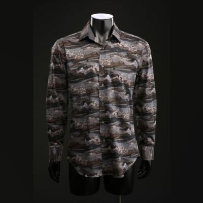 SEASON 3 EPISODE 5: "CONTORNO"<br>Hannibal Lecter's (Mads Mikkelsen) Patterned Shirt