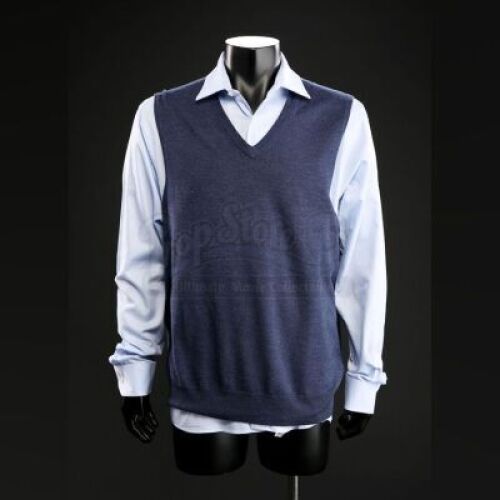 SEASON 3 EPISODE 5: "CONTORNO"<br>Jack Crawford's (Laurence Fishburne) Shirt and Sweater Vest