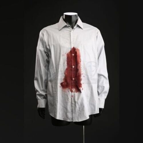 SEASON 3 EPISODE 5: "CONTORNO"<br>Rinaldo Pazzi's (Fortunato Cerlino) Stunt Bloody Shirt and Undershirt