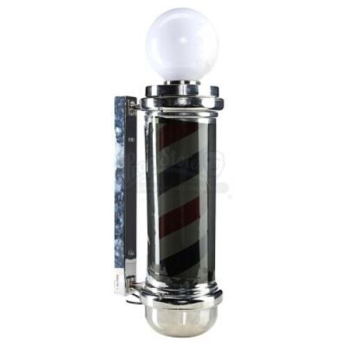 Lot # 569: Pop's Barber Shop Lighted Barber Pole