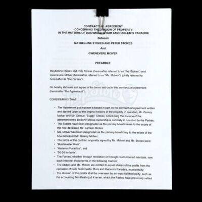 Lot # 652: Stokes and McIver Contract