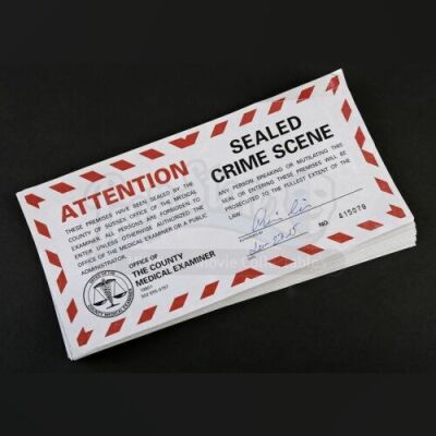 SEASON 3 EPISODE 8: "THE GREAT RED DRAGON"<br> Sealed Toothfairy Murder Crime Scene Stickers