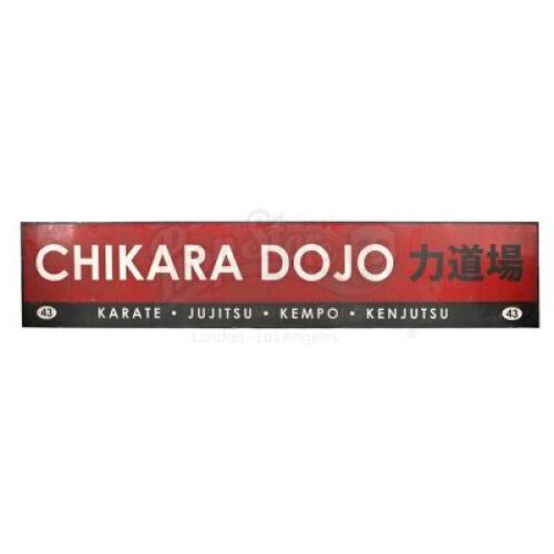 Lot # 672: Chikara Dojo Sign