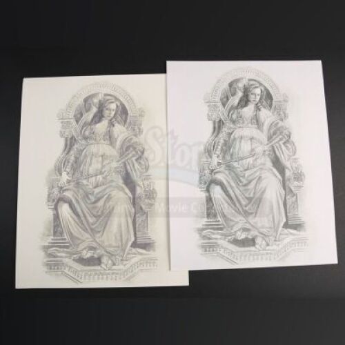 SEASON 3 EPISODE 8: "THE GREAT RED DRAGON"<br>Hannibal Lecter's (Mads Mikkelsen) Printed Sketches