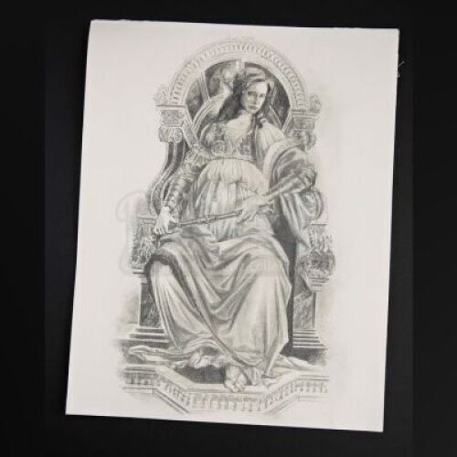 SEASON 3 EPISODE 8: "THE GREAT RED DRAGON"<br>Hannibal Lecter's (Mads Mikkelsen) Printed Sketches