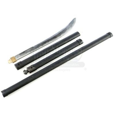 Lot # 737: Scythe's Broken Naginata Staff