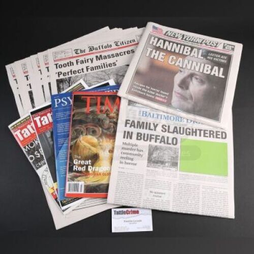 SEASON 3<br>Hannibal Lecter (Mads Mikkelsen) and Francis Dolarhyde (Richard Armitage) Newspapers and Magazines