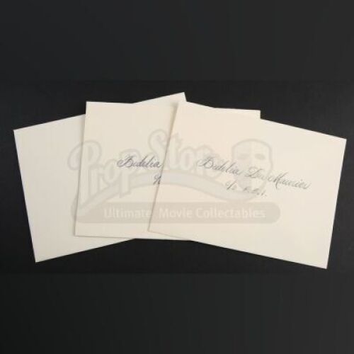 SEASON 3 EPISODE 10: "...AND THE WOMAN CLOTHED IN SUN"<br>Hannibal Lecter's (Mads Mikkelsen) Envelopes Addressed to Bedelia Du Maurier's (Gillian Anderson)