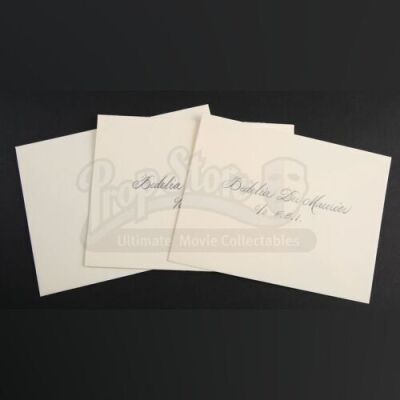 SEASON 3 EPISODE 10: "...AND THE WOMAN CLOTHED IN SUN"<br>Hannibal Lecter's (Mads Mikkelsen) Envelopes Addressed to Bedelia Du Maurier's (Gillian Anderson)